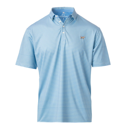 Fieldstone Blue Stripe Carlisle Polo