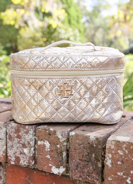 Hampton Train Case - Champagne Pop