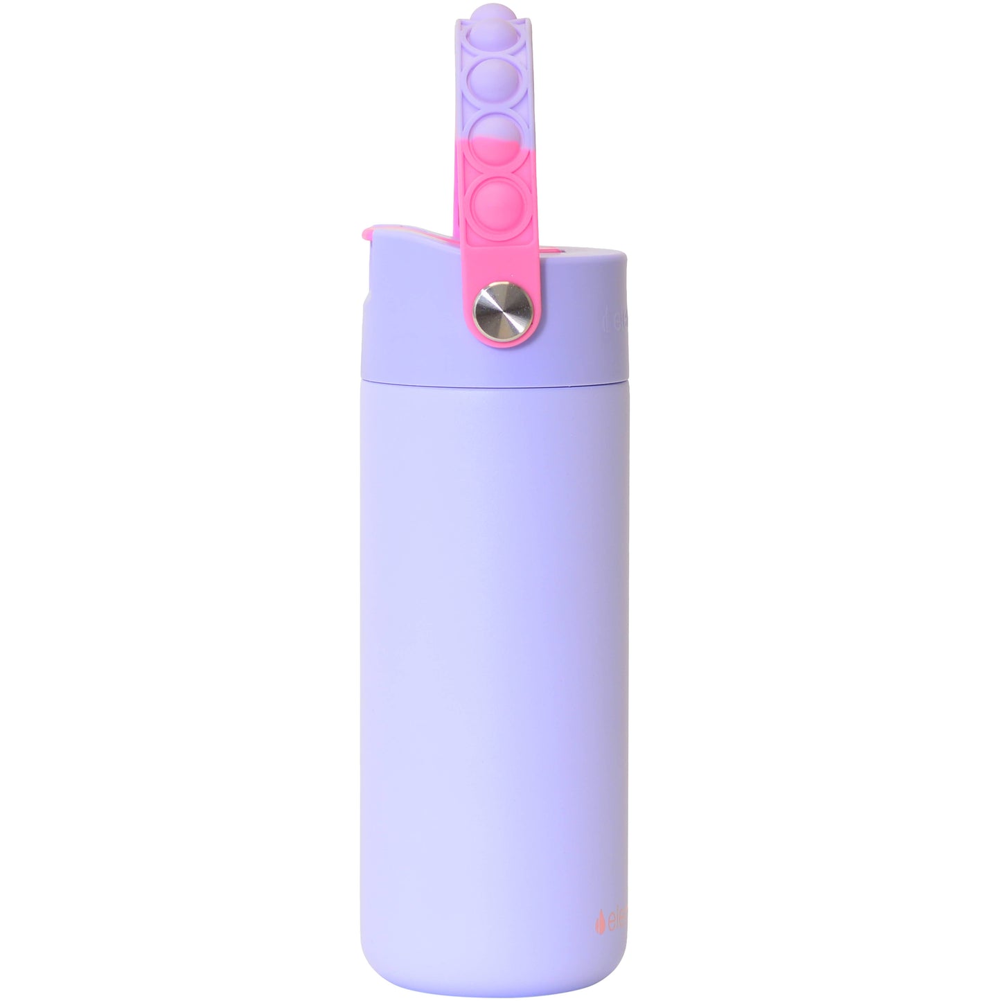Kids Fidget Handle Water Bottle - Lilac Tie Dye