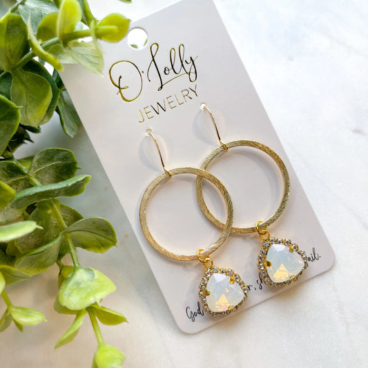 Alice Opal Stone Earrings