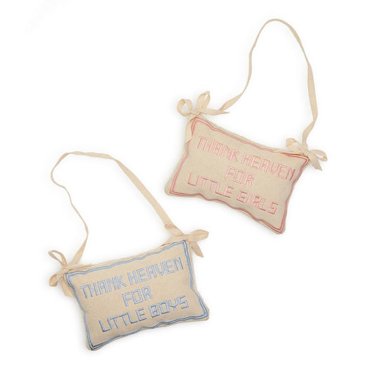 Thank Heaven Door Hanger Pillow