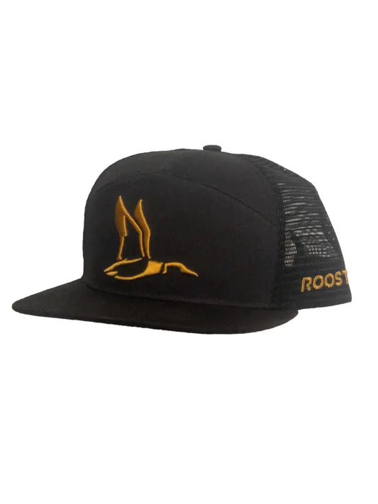 Roost Black Logo Hat