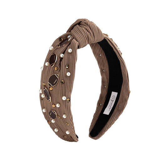 Football Pearl Headband