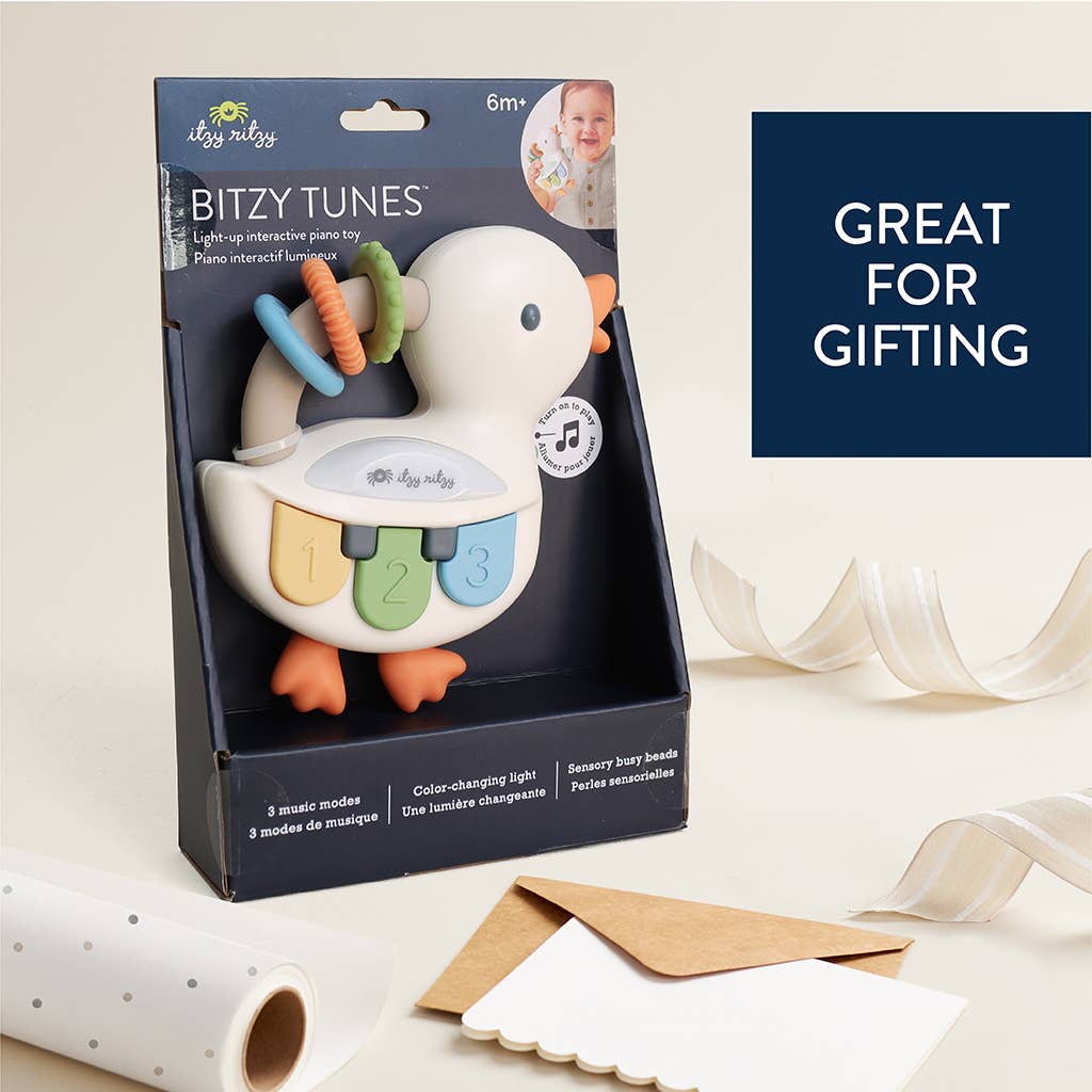 Itzy Ritzy Bitzy Tunes™ Goose - Light-up Interactive Piano Toy