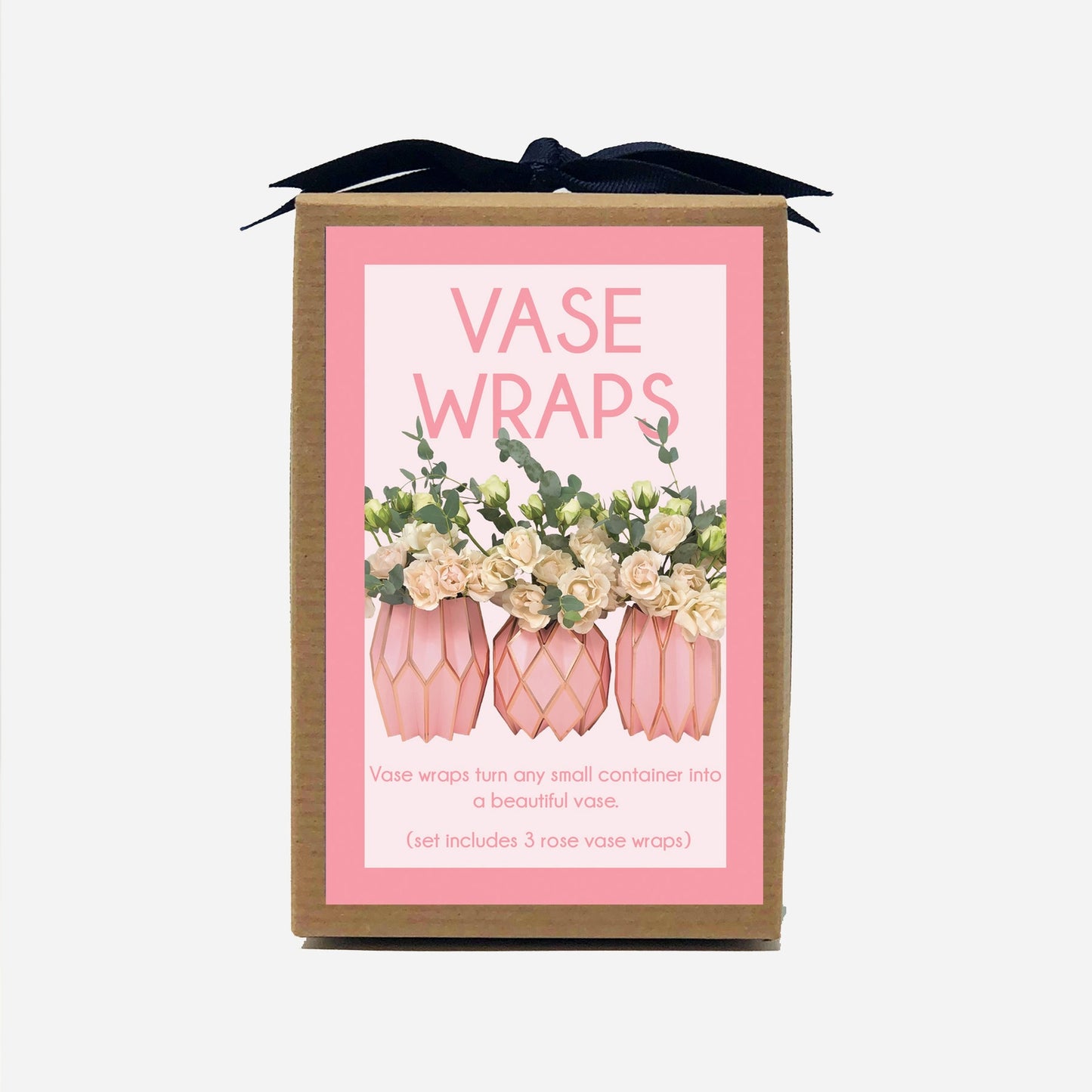 Rose Paper Vase Wraps