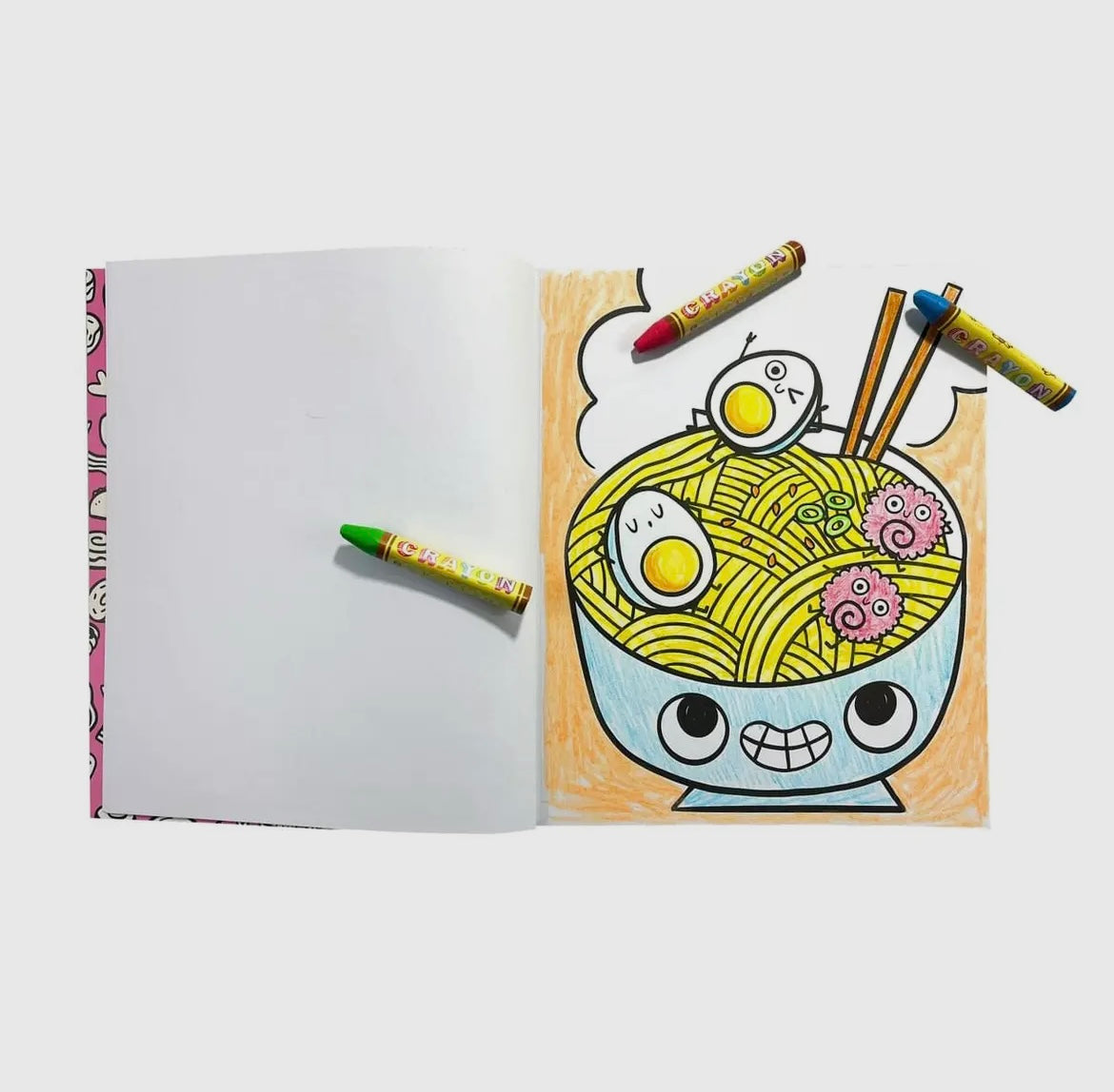 Happy Snacks Coloring Book