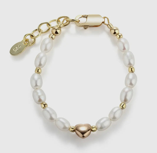 Willow 14K Plated Gold Baby Bracelet