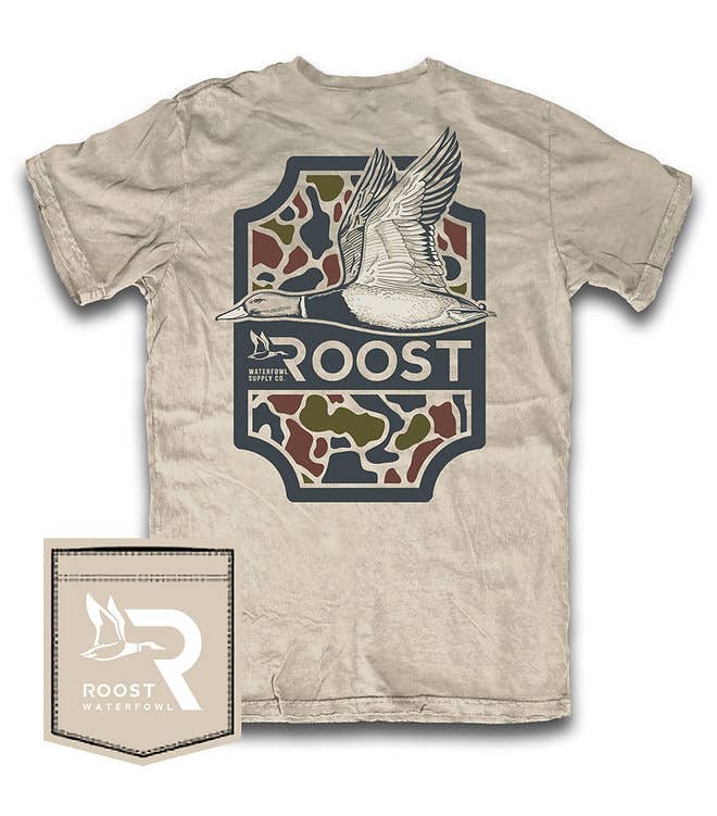 Roost Camo Shield Short Sleeve T-Shirt