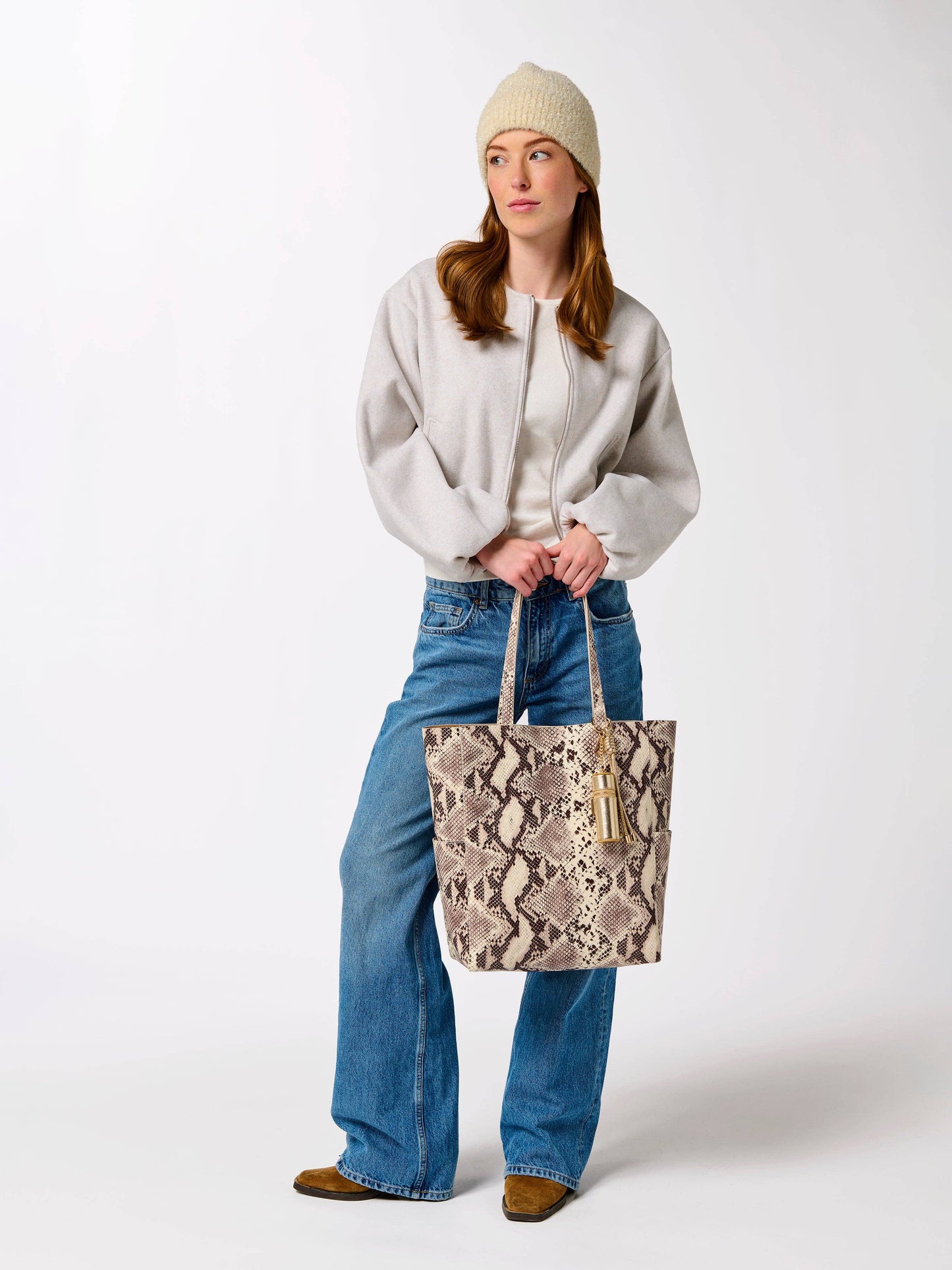 Silver Lipstick Holder Bag Charm/Key Ring