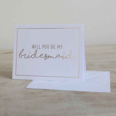 Bridesmaid Card