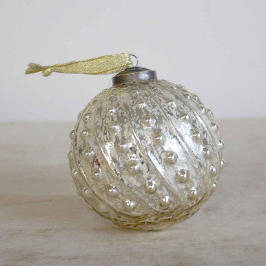 Franklin Soft Gold Glass Ornament