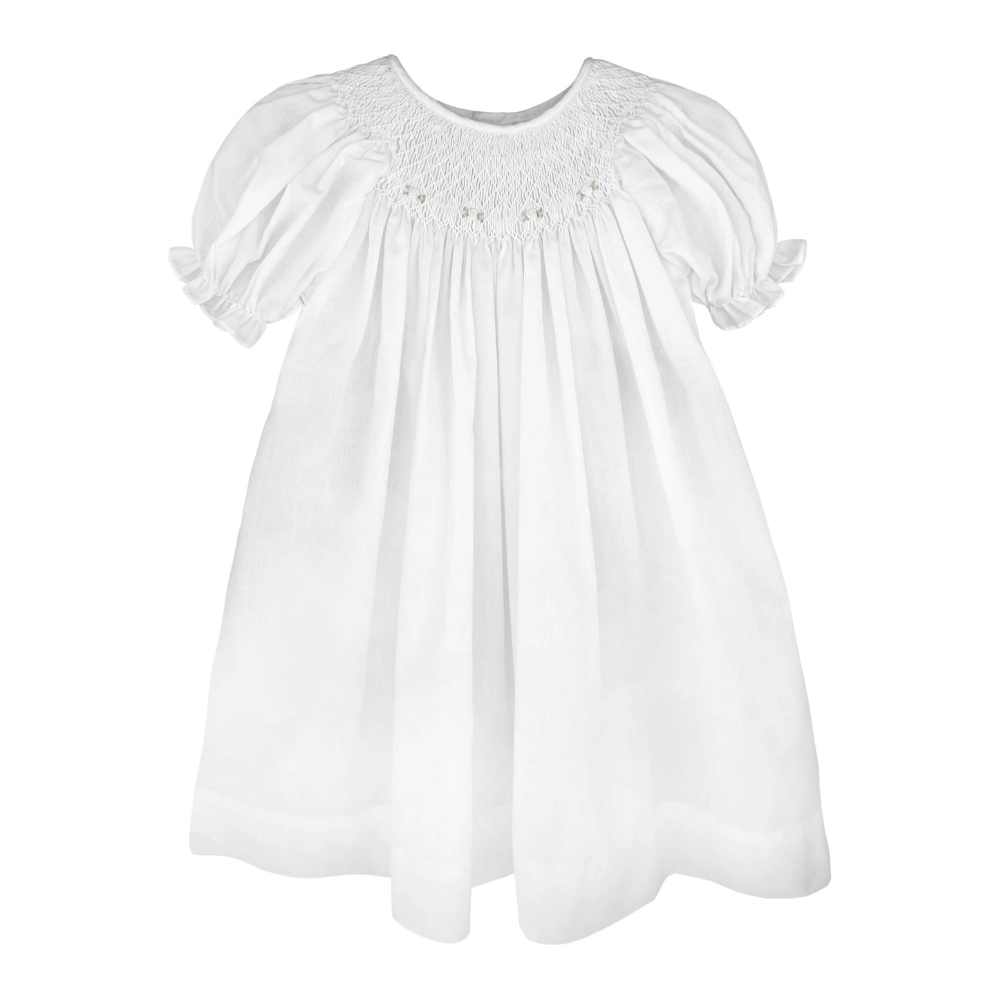 White Smocked Daygown