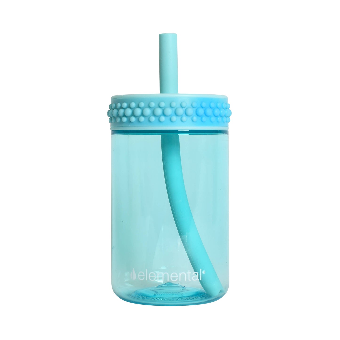 Kids Leakproof Bubble Grip Cup - Sky Blue Tie Dye