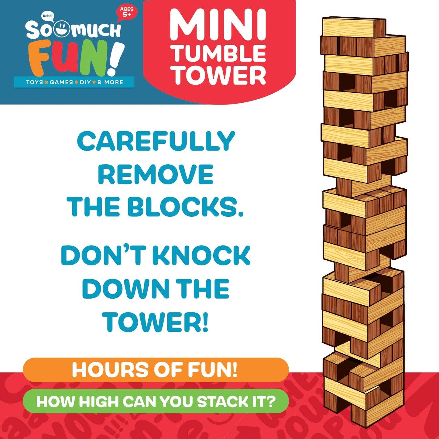 DOOR BUSTER: Mini Tumble Tower Game