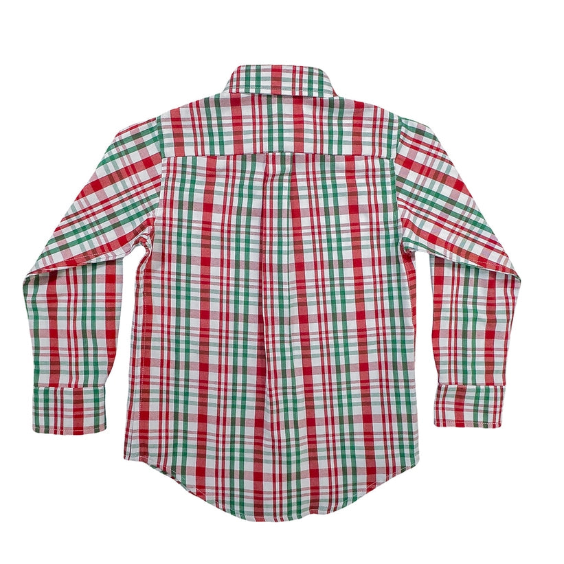 Carter Oxford Shirt In Sleigh Plaid