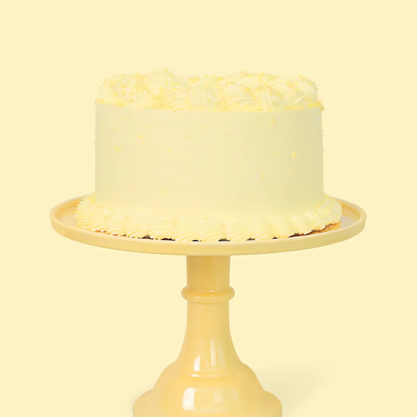 Daisy Yellow Melamine Cake Stand