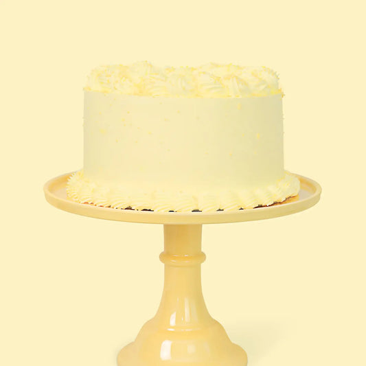 Daisy Yellow Melamine Cake Stand