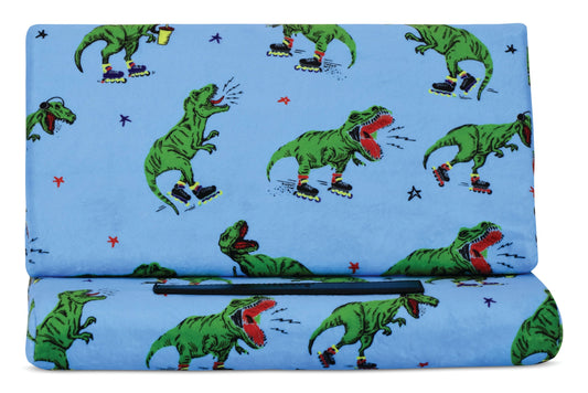 Skating Dinos Tablet Pillow