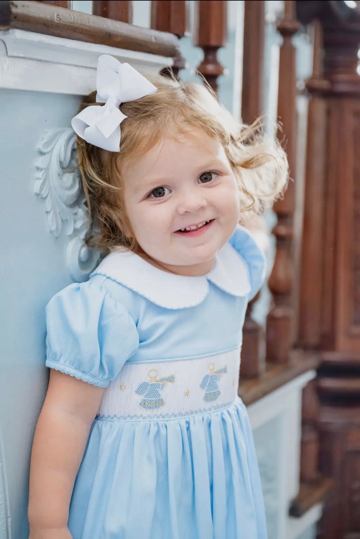 Hark Angels Smocked Caroline Dress