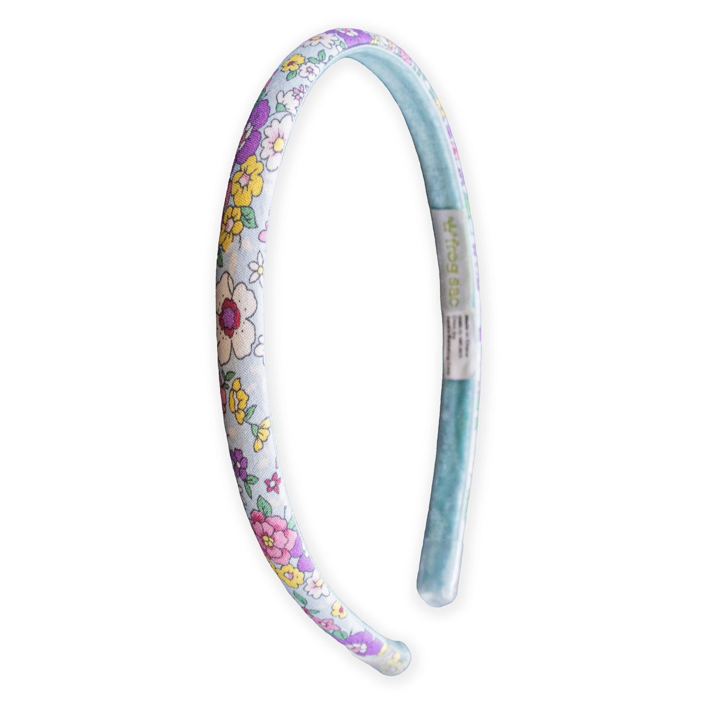 Girl's Peach Thin Floral Headband