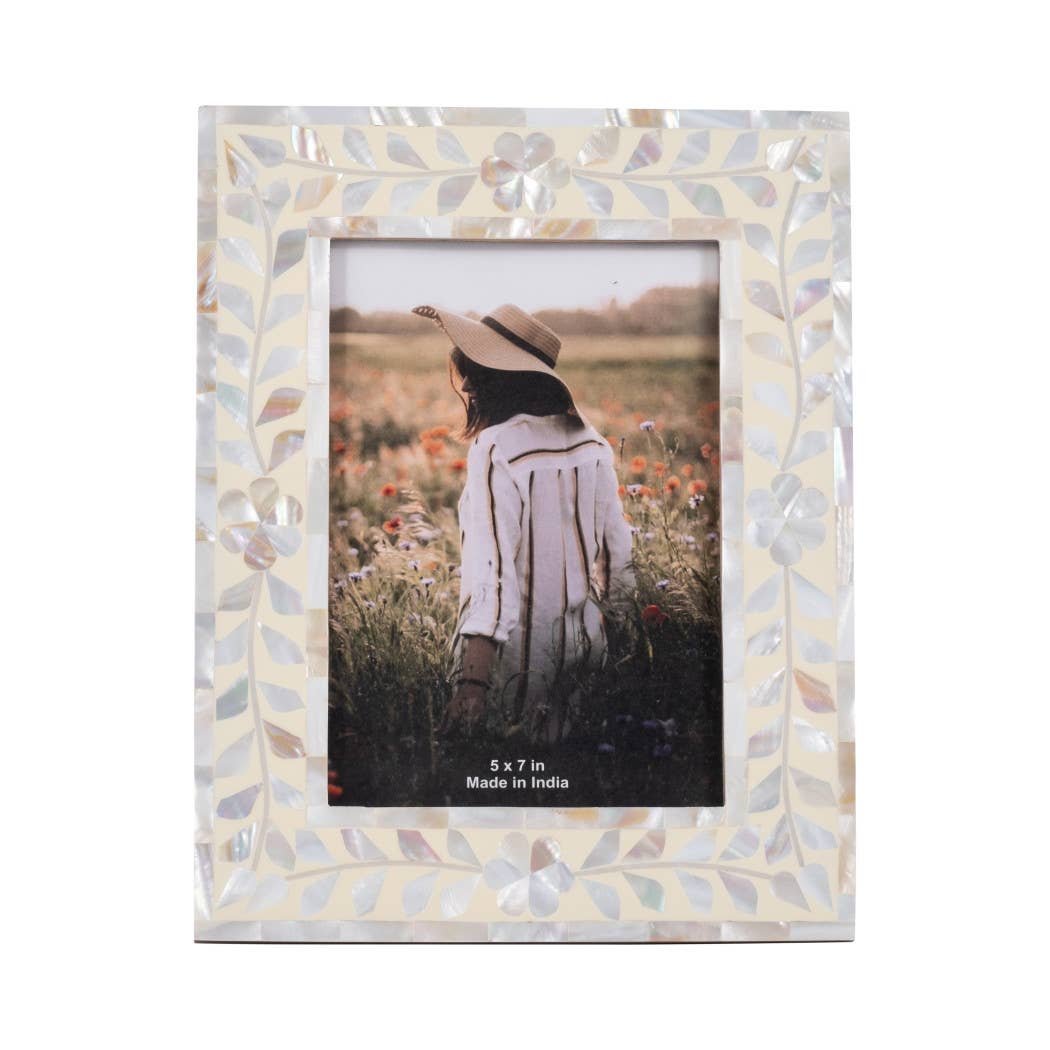 Mother Of Pearl 4x6 Photo Frame