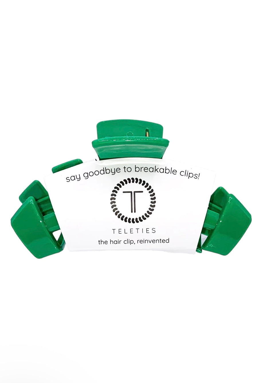 Teleties Large Green Come True Hair Clip