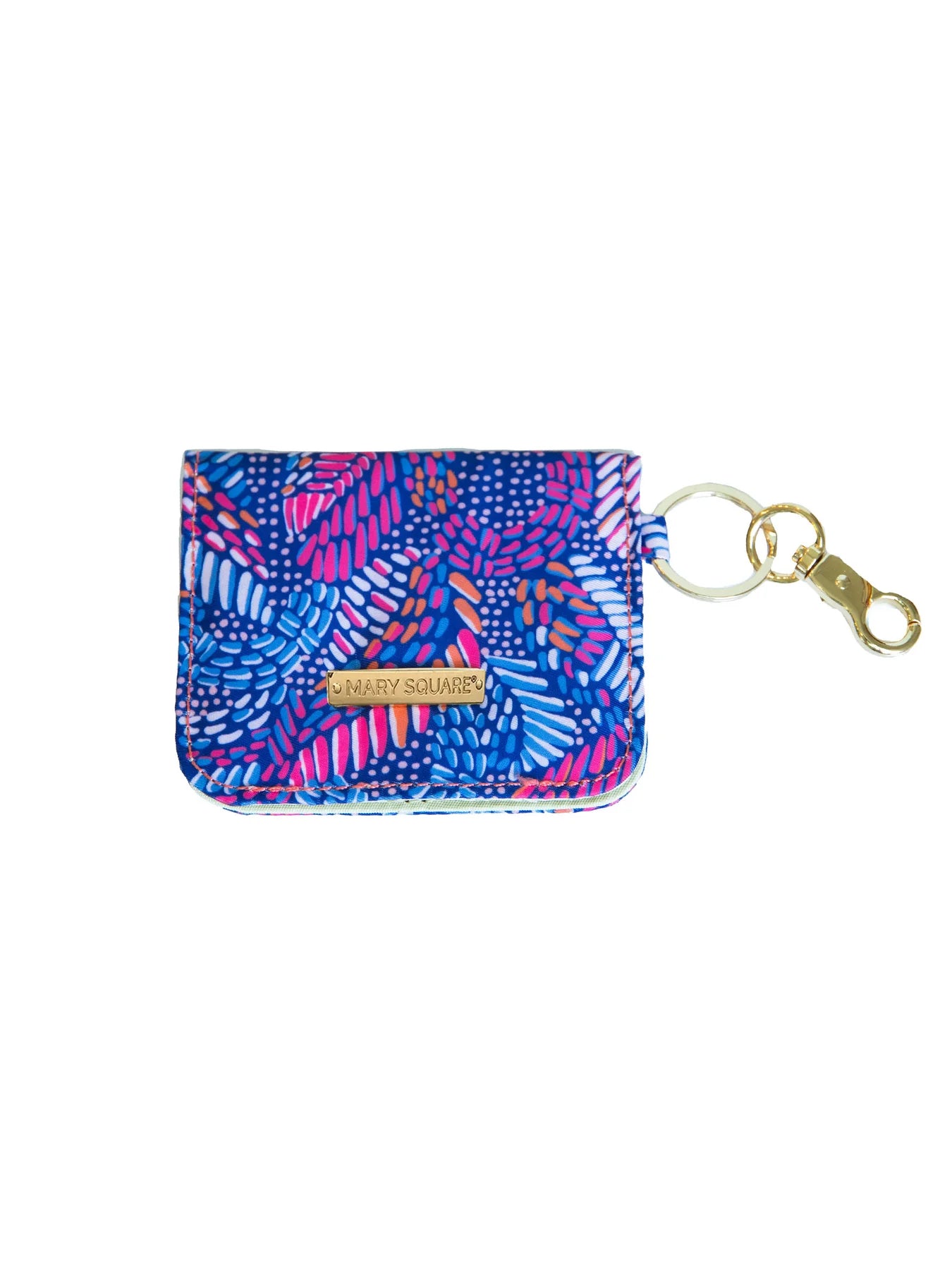 Mosaic Meadow Blue ID Wallet