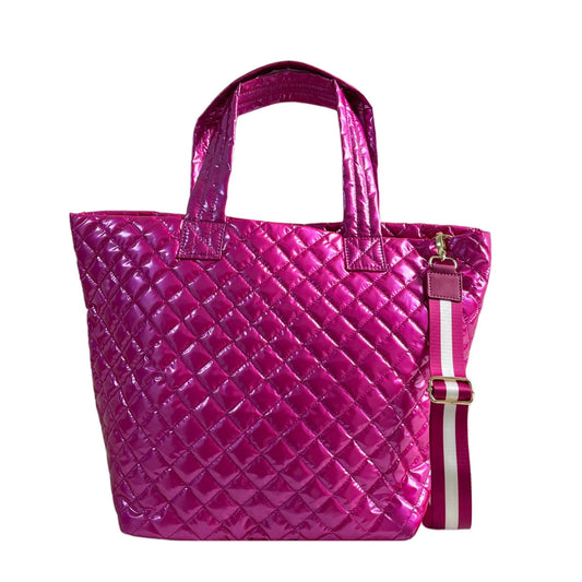 Debra Diamond Fuchsia Patent Tote