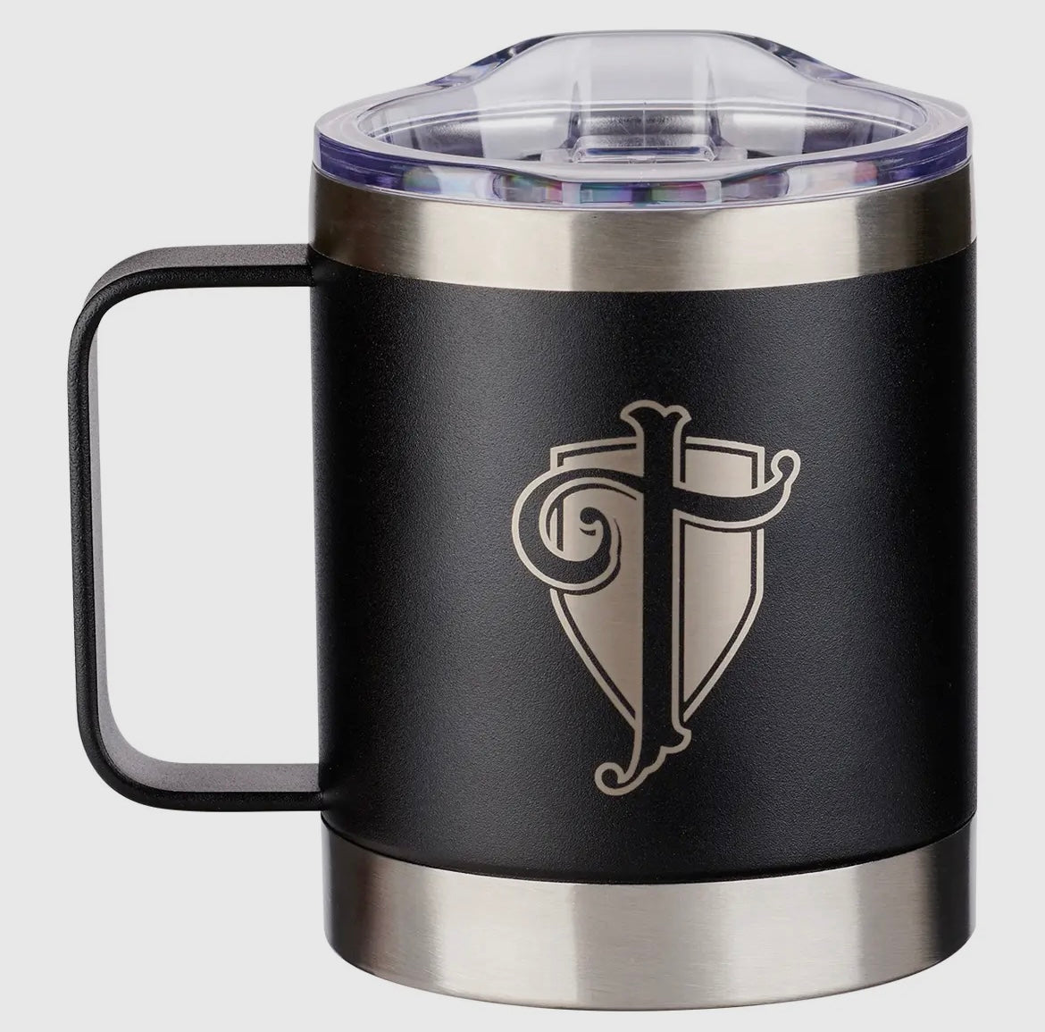 Trust In The Lord Black Stainless Steel Mug