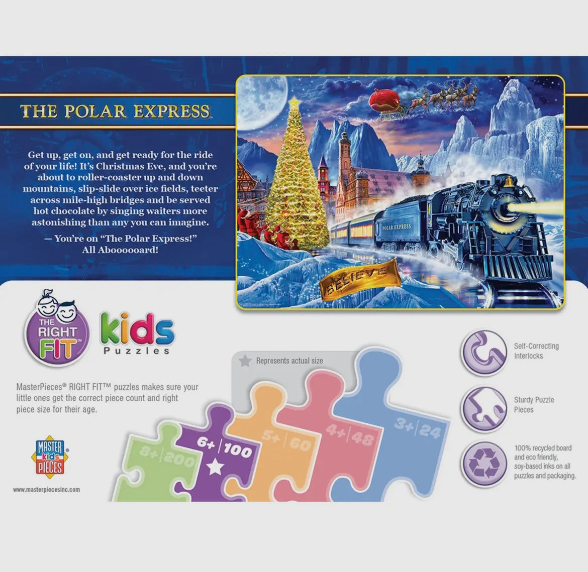 The Polar Express 100 Piece Puzzle