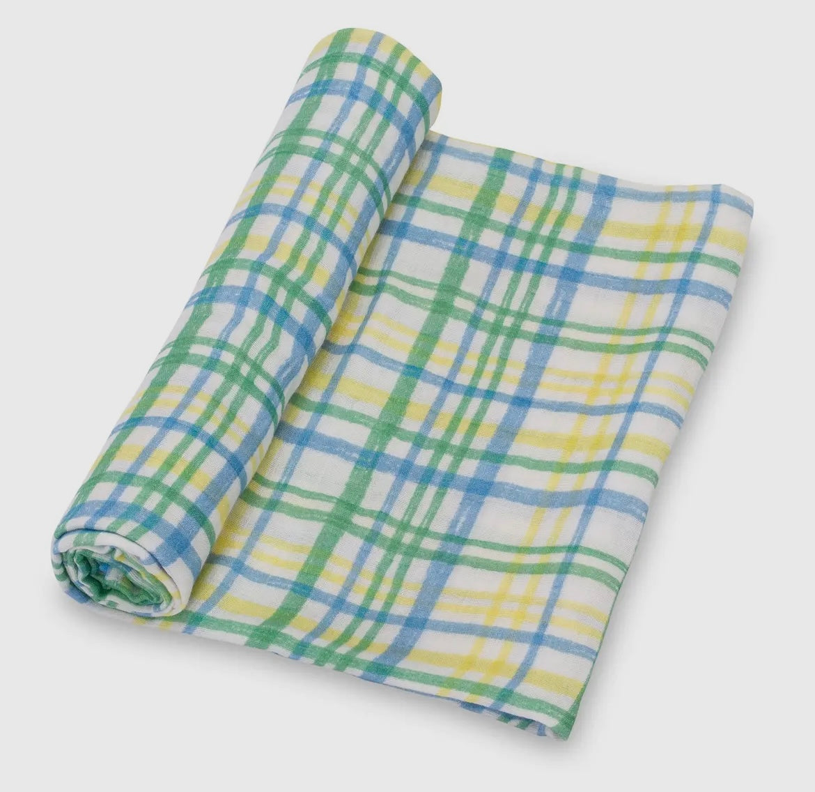Plaid Swaddle Blanket