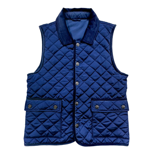 Derby Navy Quilted Vest