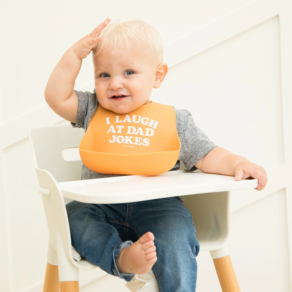 Bella Tunno I Laugh At Dad Jokes Wonder Bib
