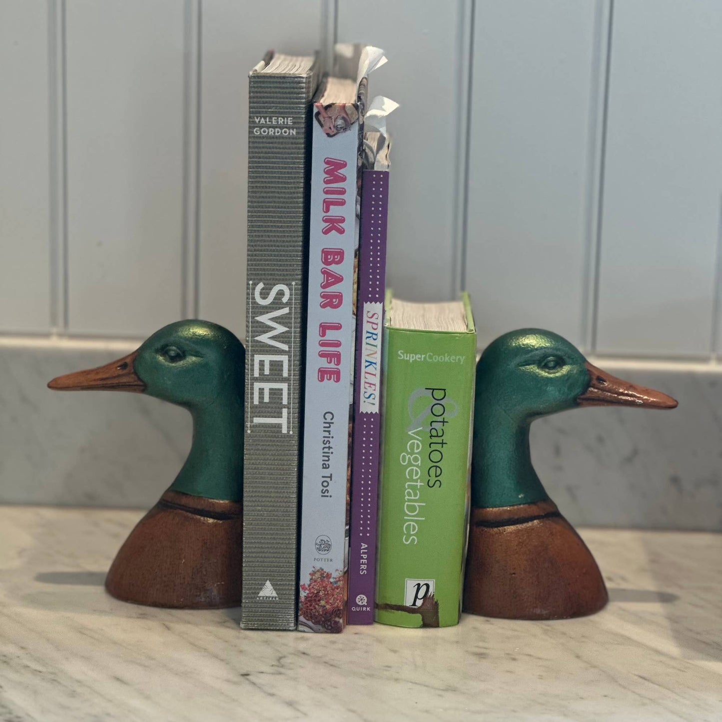 Duck Decorative Bookend Set