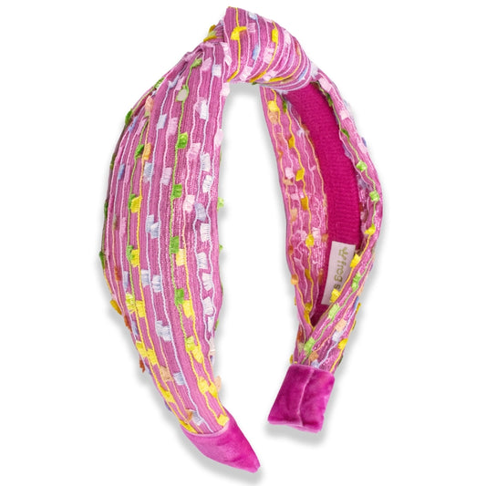 Girl’s Pink Confetti Headband