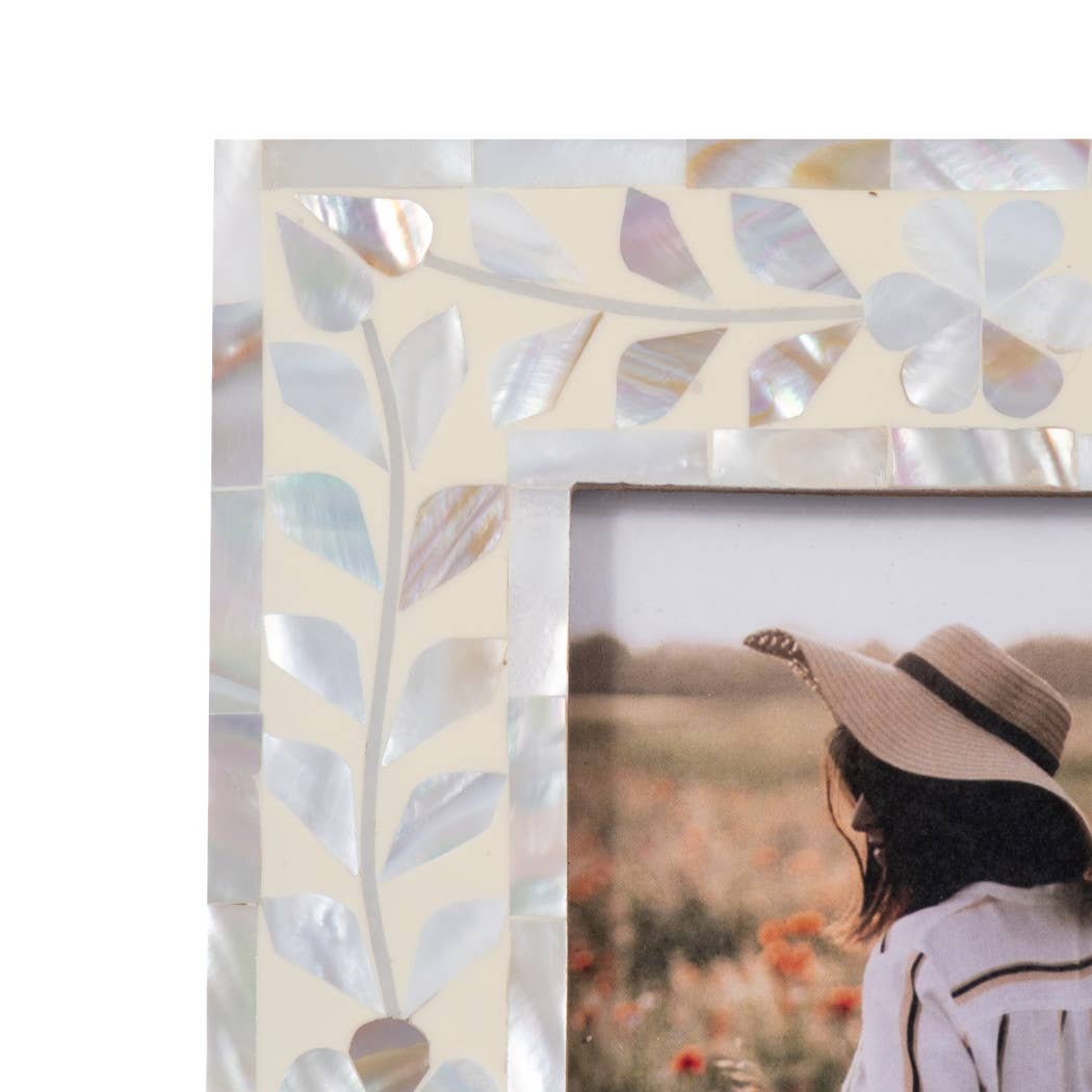 Mother Of Pearl 4x6 Photo Frame