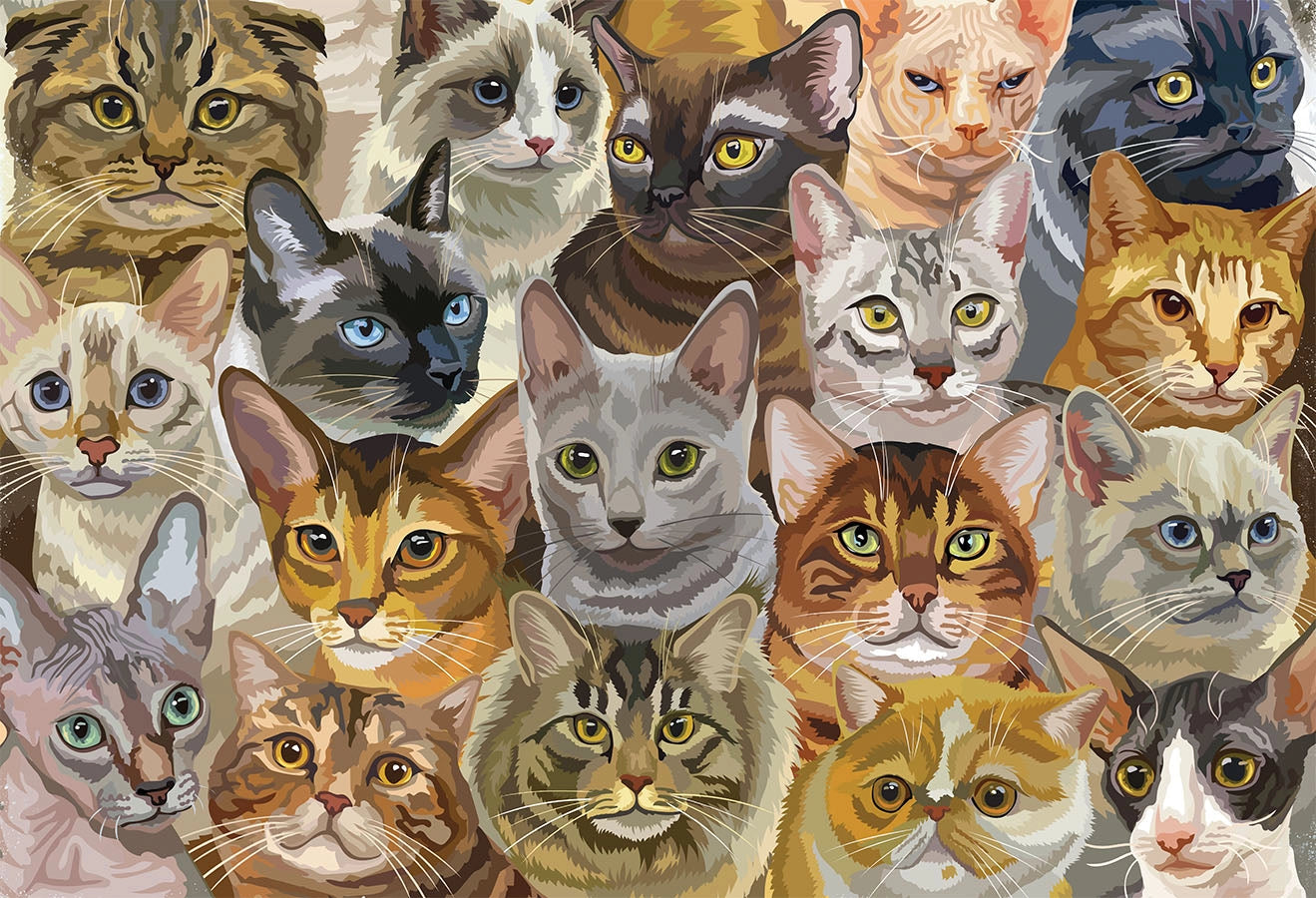 Cat Lovers 100 Piece Puzzle