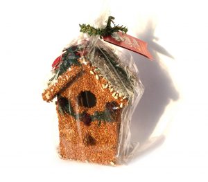 Holiday Bird Seed Bird House