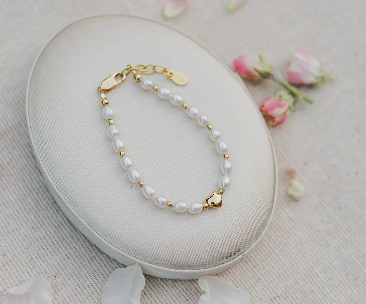 Willow 14K Plated Gold Baby Bracelet