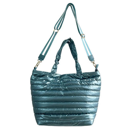 Rebecca Seafoam Puffer Tote