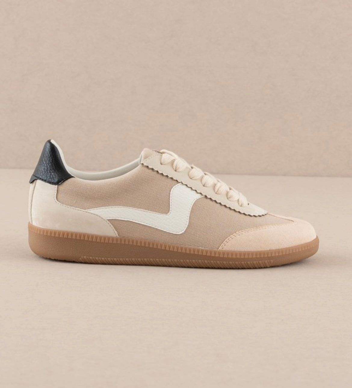 Kyla Neutral Low Top Sneakers