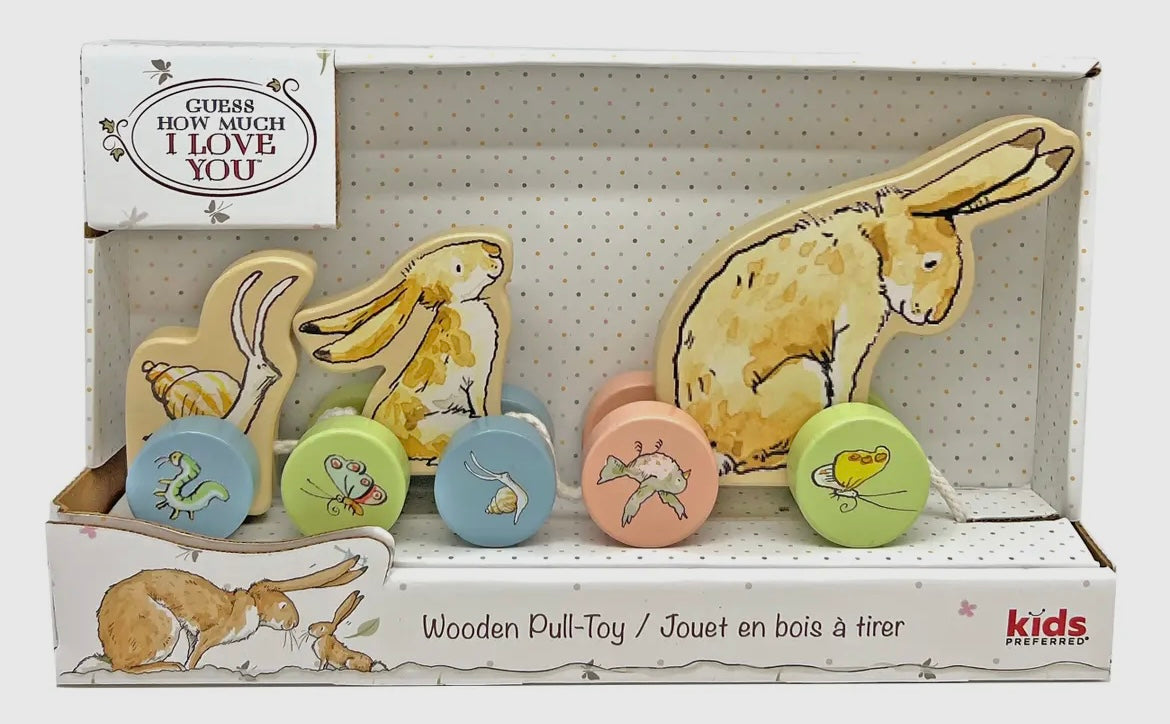 Guess How Much I Love You Wooden Pull Toy