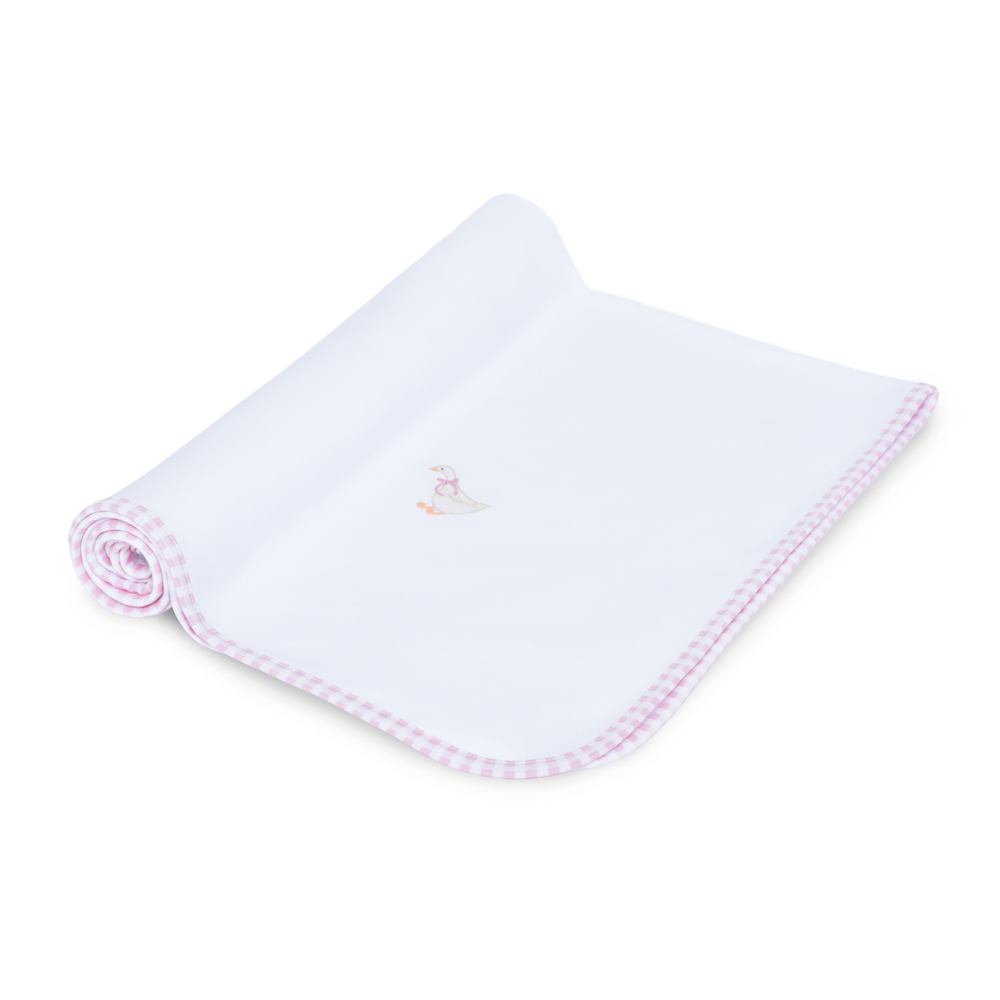Pink Silly Goose Receiving Blanket