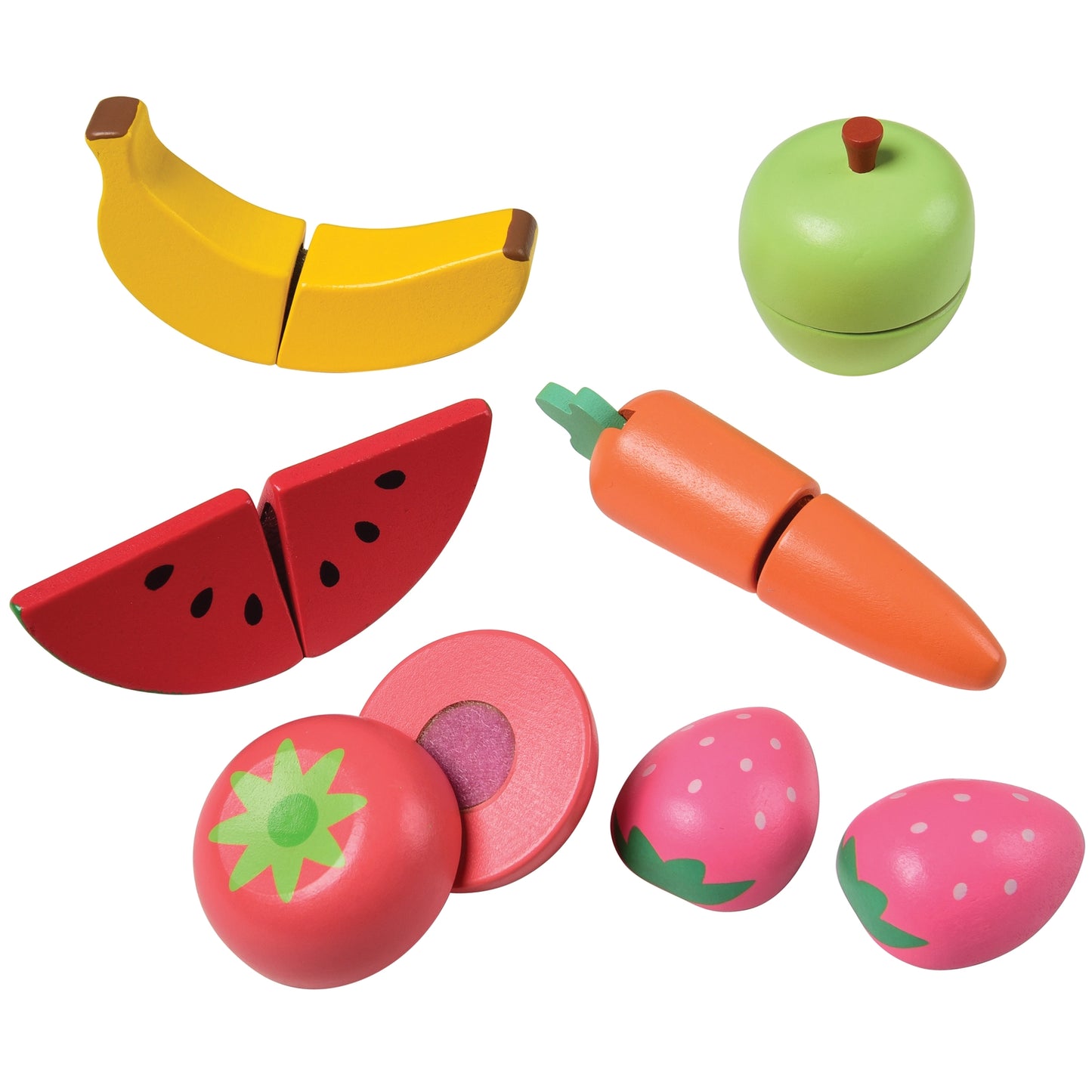 Wooden Pretend Food Play Set