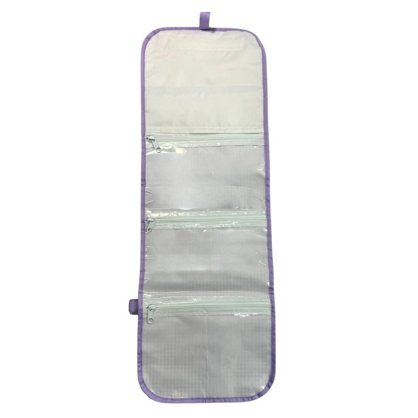 Lilac Gingham Hanging Organizer