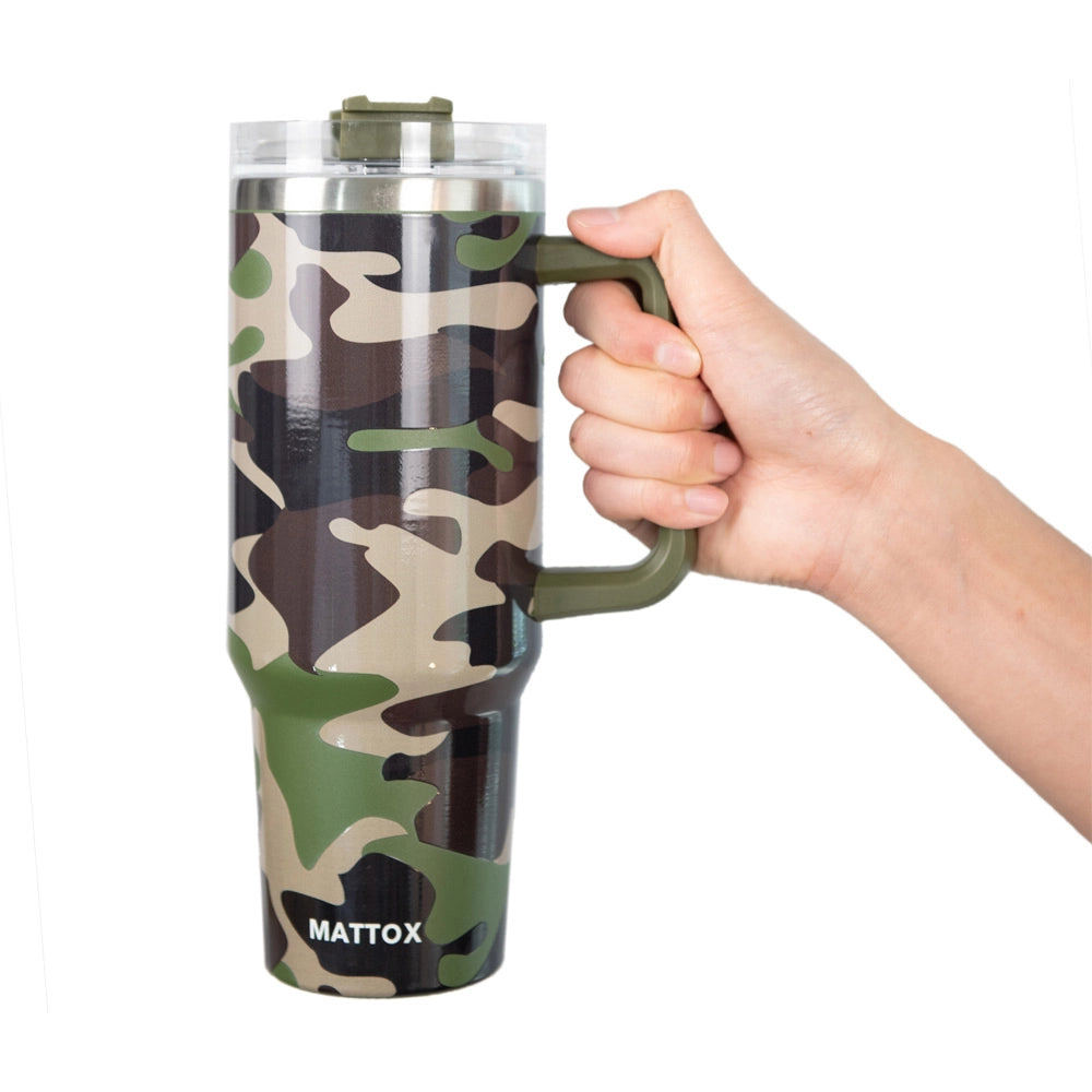 Camo Tumbler With Handle