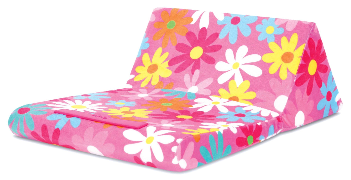 Pink Floral Tablet Pillow