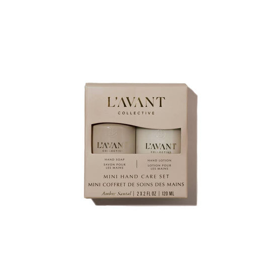 Mini Hand Care Set, Hand Soap + Hand Lotion Ambre Santal
