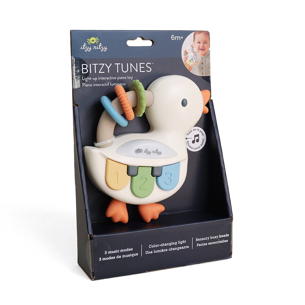 Itzy Ritzy Bitzy Tunes™ Goose - Light-up Interactive Piano Toy