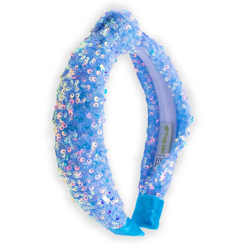 Girl’s Blue Sequin Headband